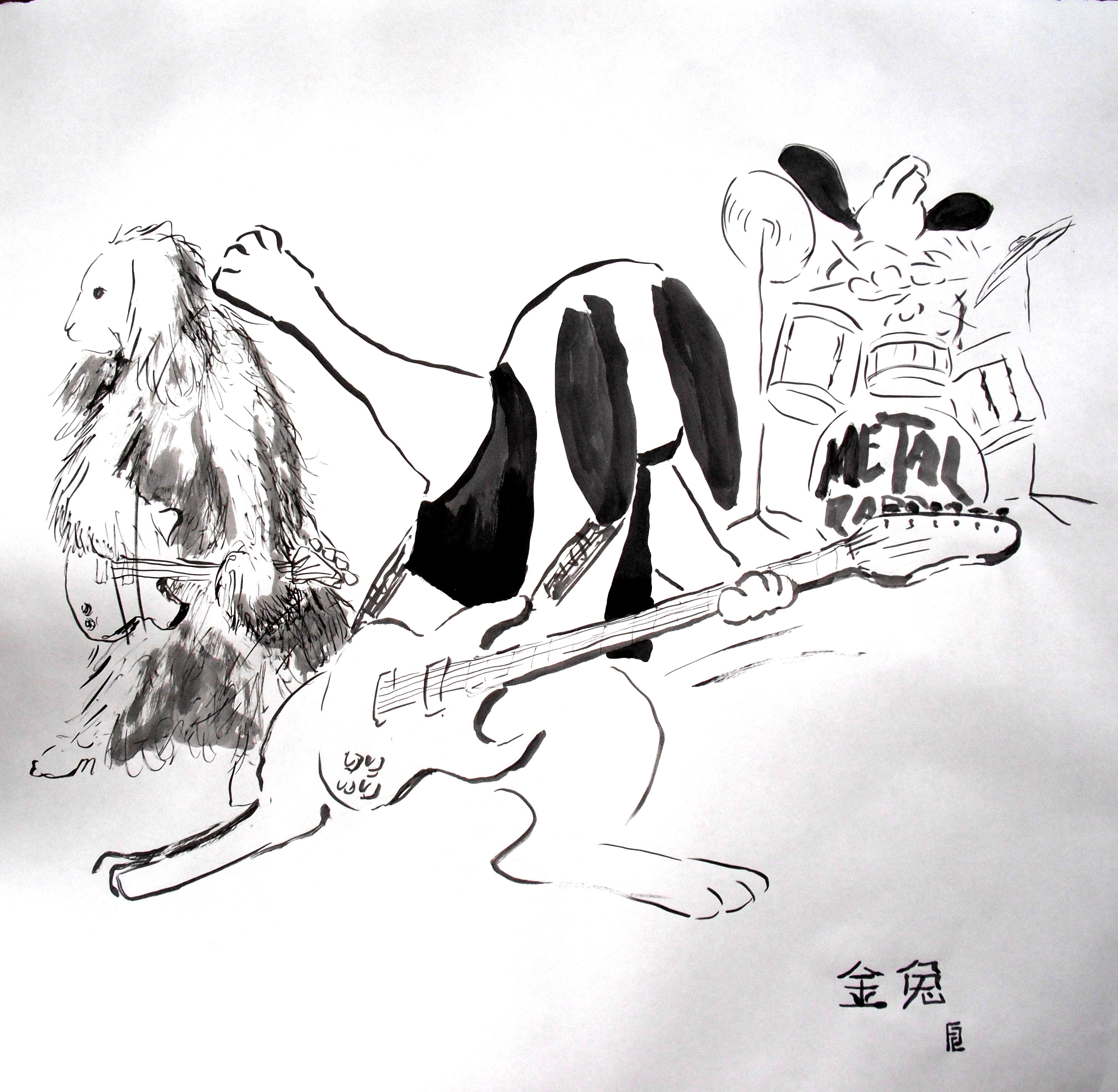 heavy metal rabbit band